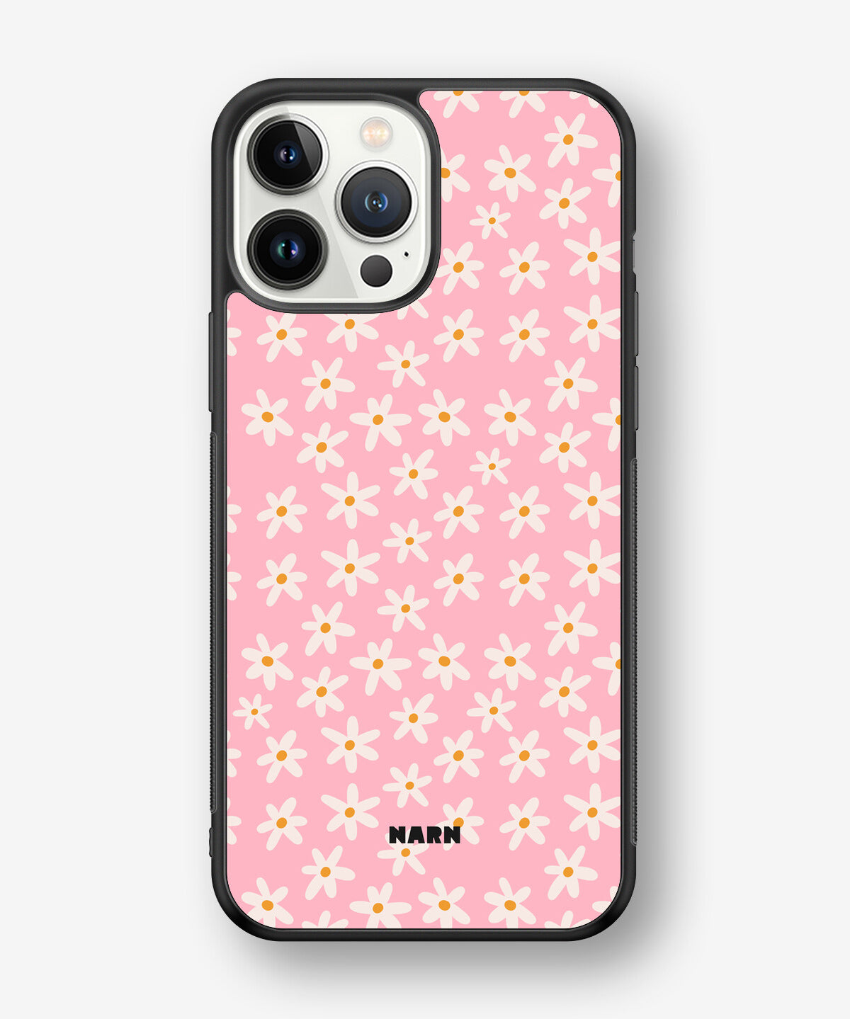 iPhone 13 Pro Max Hard Case – Pink Daisy - View 1