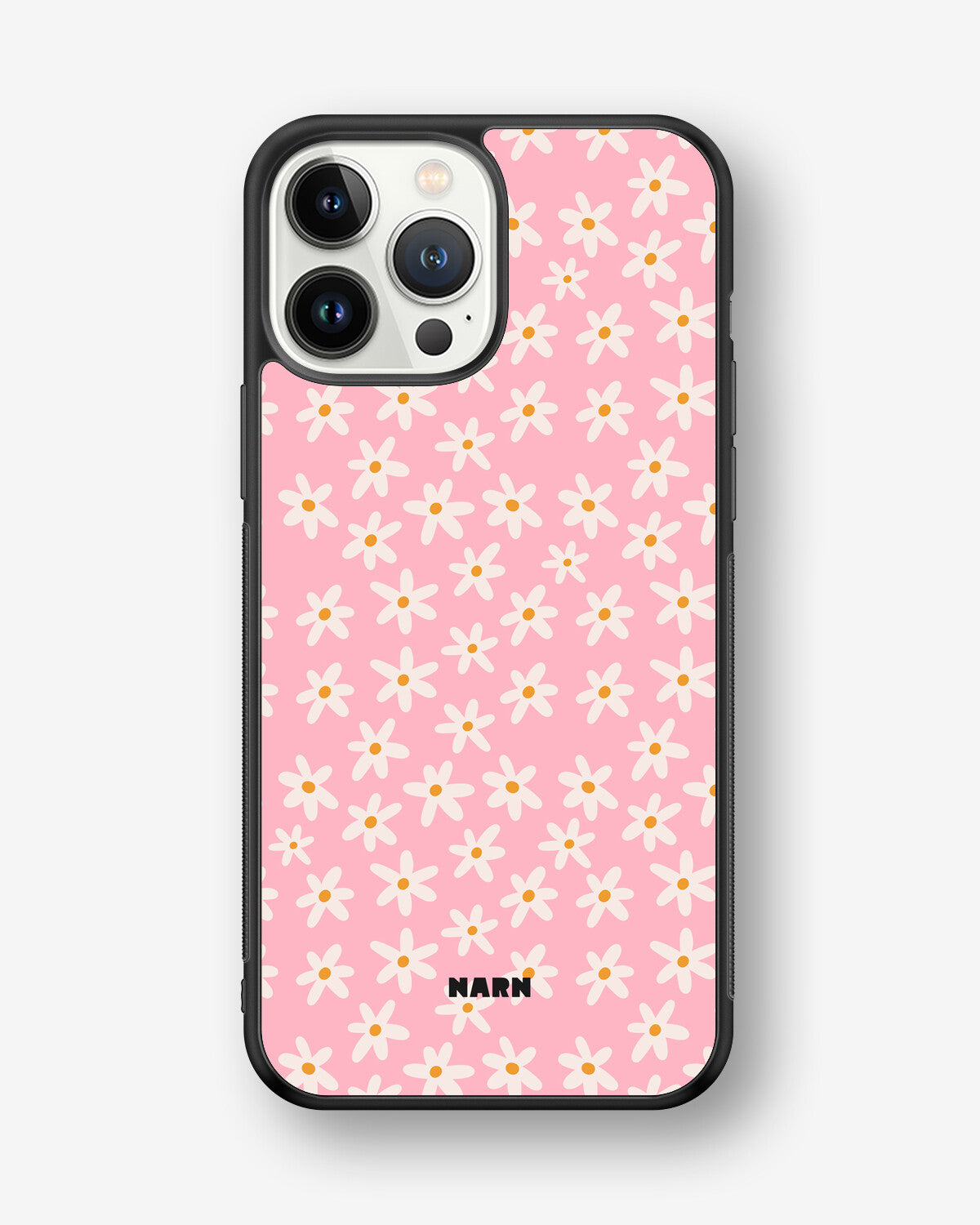 iPhone 13 Pro Max Hard Case – Pink Daisy - View 1