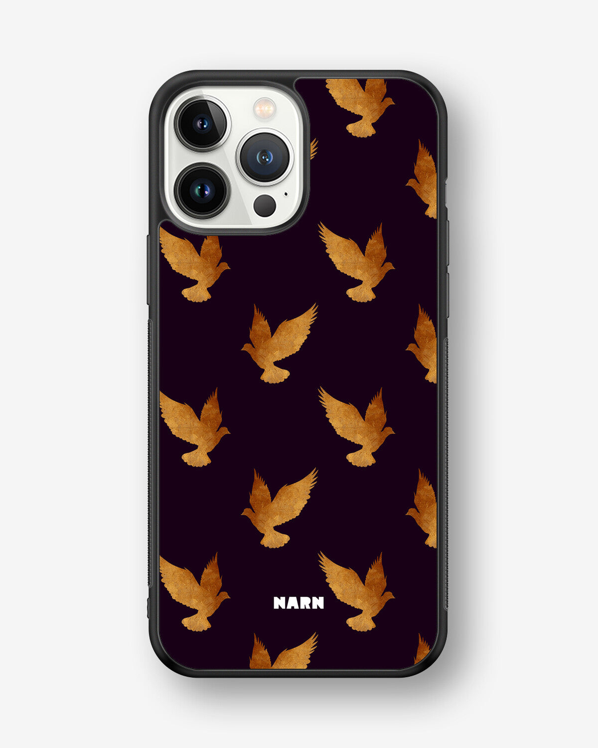 iPhone 13 Pro Max Hard Case – Royal Doves - View 1