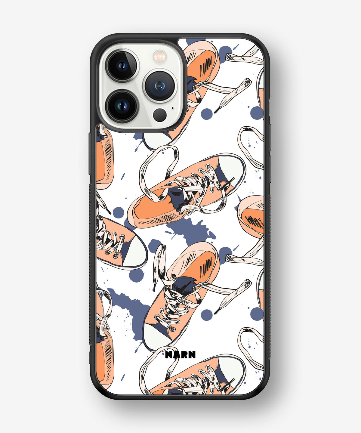 iPhone 13 Pro Max Hard Case – Apricot Sneakers - View 1