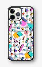 iPhone 13 Pro Max Hard Case – 80s Memphis - View 1