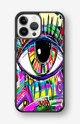 iPhone 13 Pro Max Hard Case – Abstract Eye - View 1