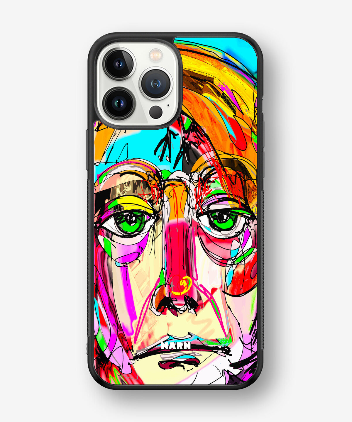 iPhone 13 Pro Max Hard Case – Abstract Portrait - View 1