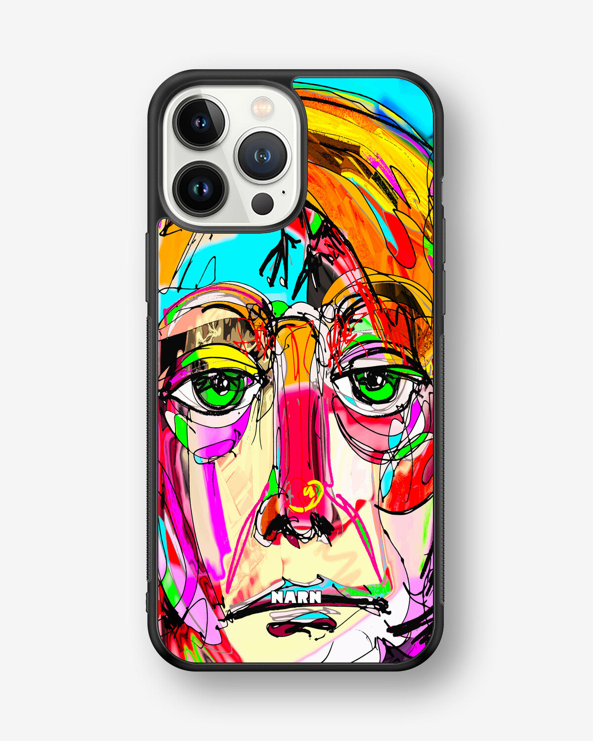 iPhone 13 Pro Max Hard Case – Abstract Portrait - View 1