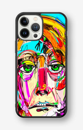 iPhone 13 Pro Max Hard Case – Abstract Portrait - View 1