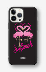 iPhone 13 Pro Max Hard Case – Beach Flamingo - View 1