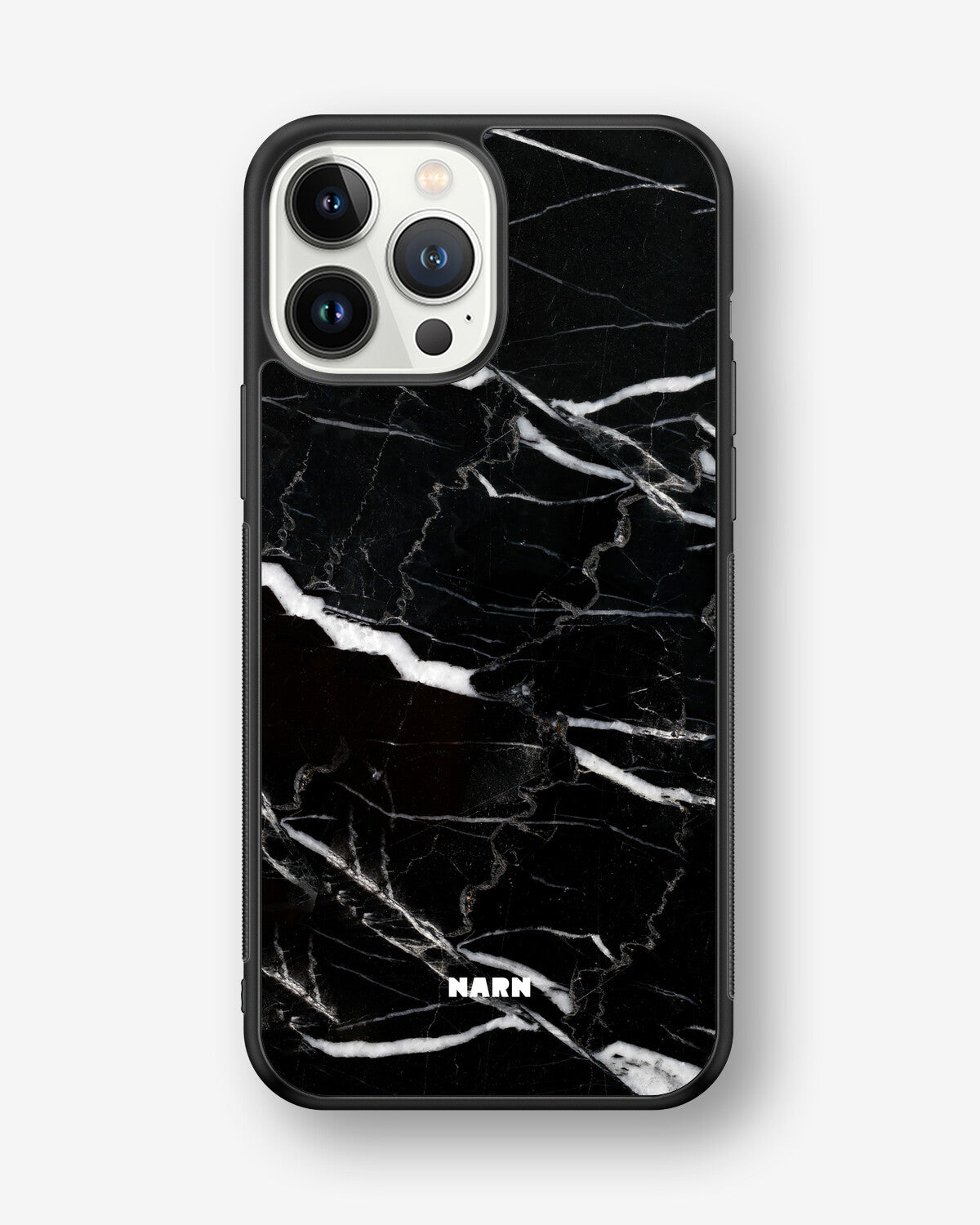 iPhone 13 Pro Max Hard Case – Black Marble - View 1