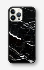 iPhone 13 Pro Max Hard Case – Black Marble - View 1