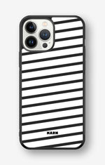 iPhone 13 Pro Max Hard Case – Black Stripes - View 1