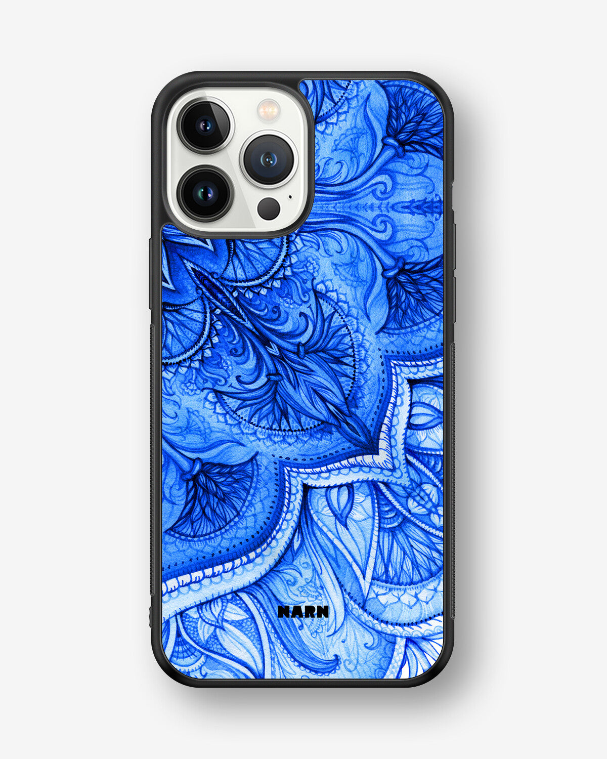 iPhone 13 Pro Max Hard Case – Blue Vintage - View 1