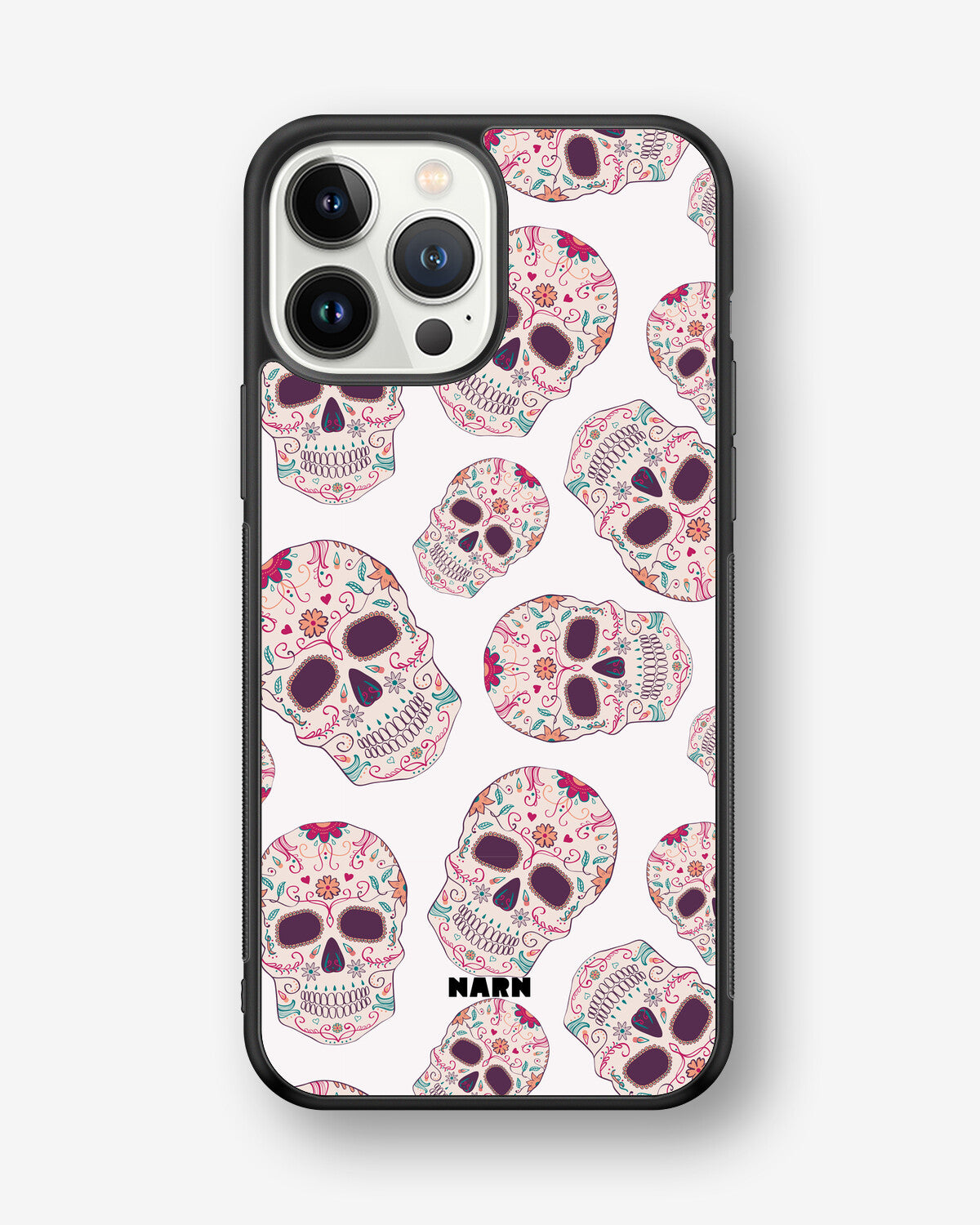 iPhone 13 Pro Max Hard Case – Calavera Skulls - View 1
