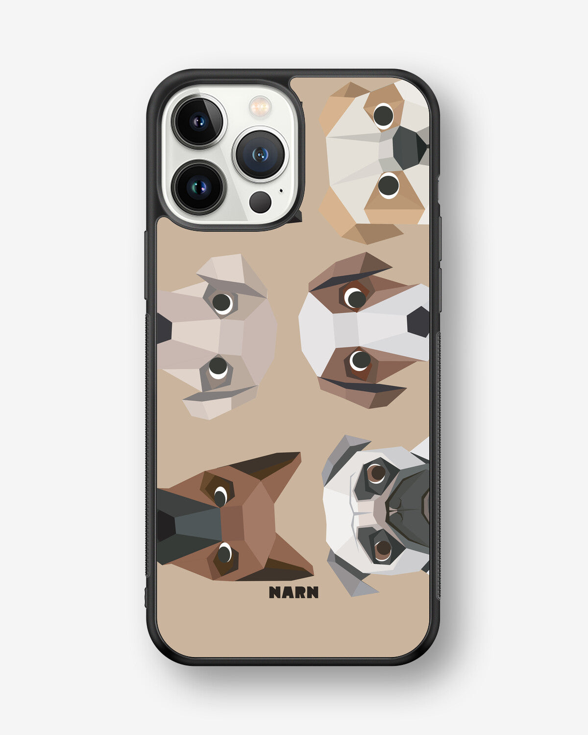 iPhone 13 Pro Max Hard Case – Cute Dogs - View 1