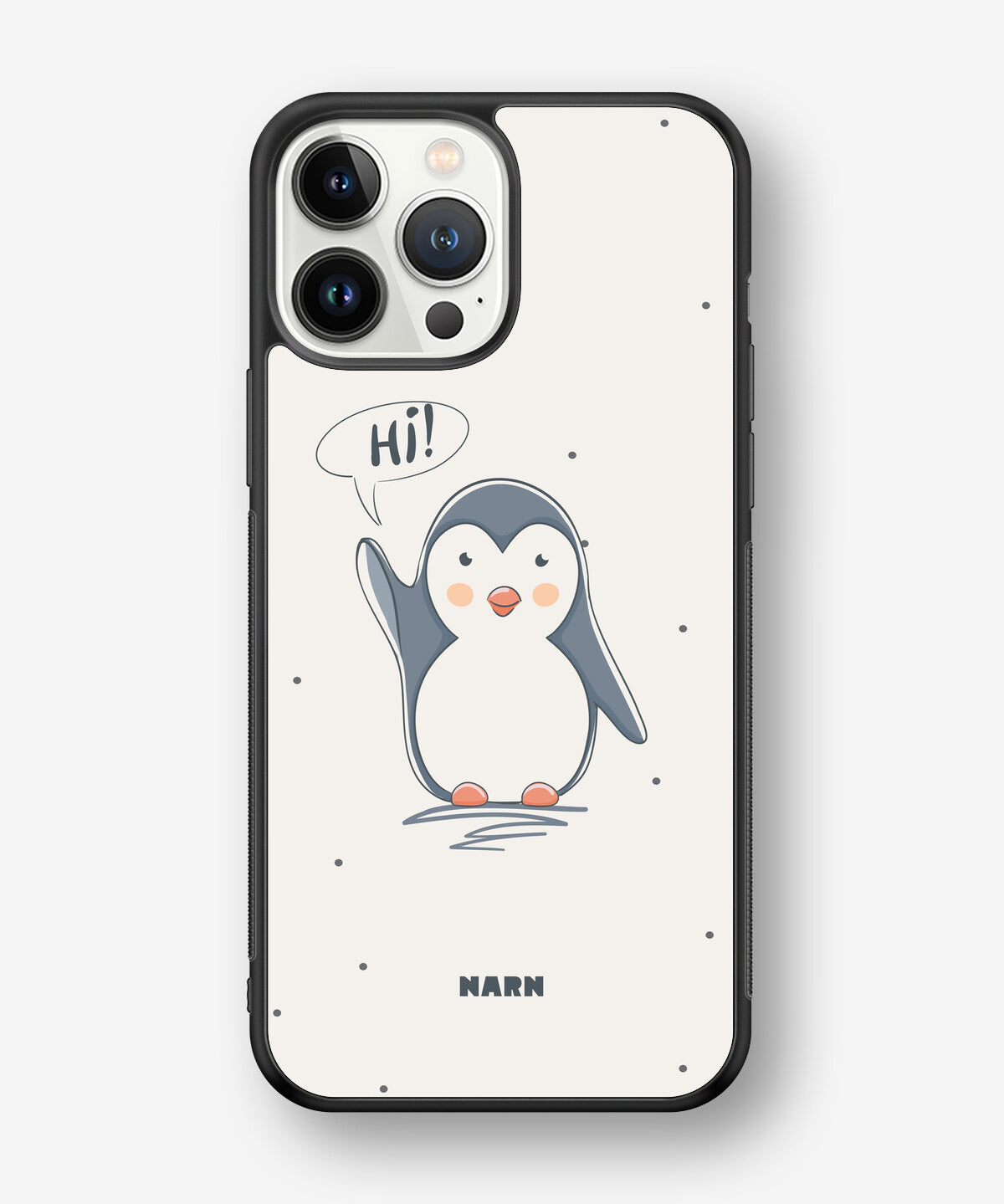 iPhone 13 Pro Max Hard Case – Cute Penguin - View 1