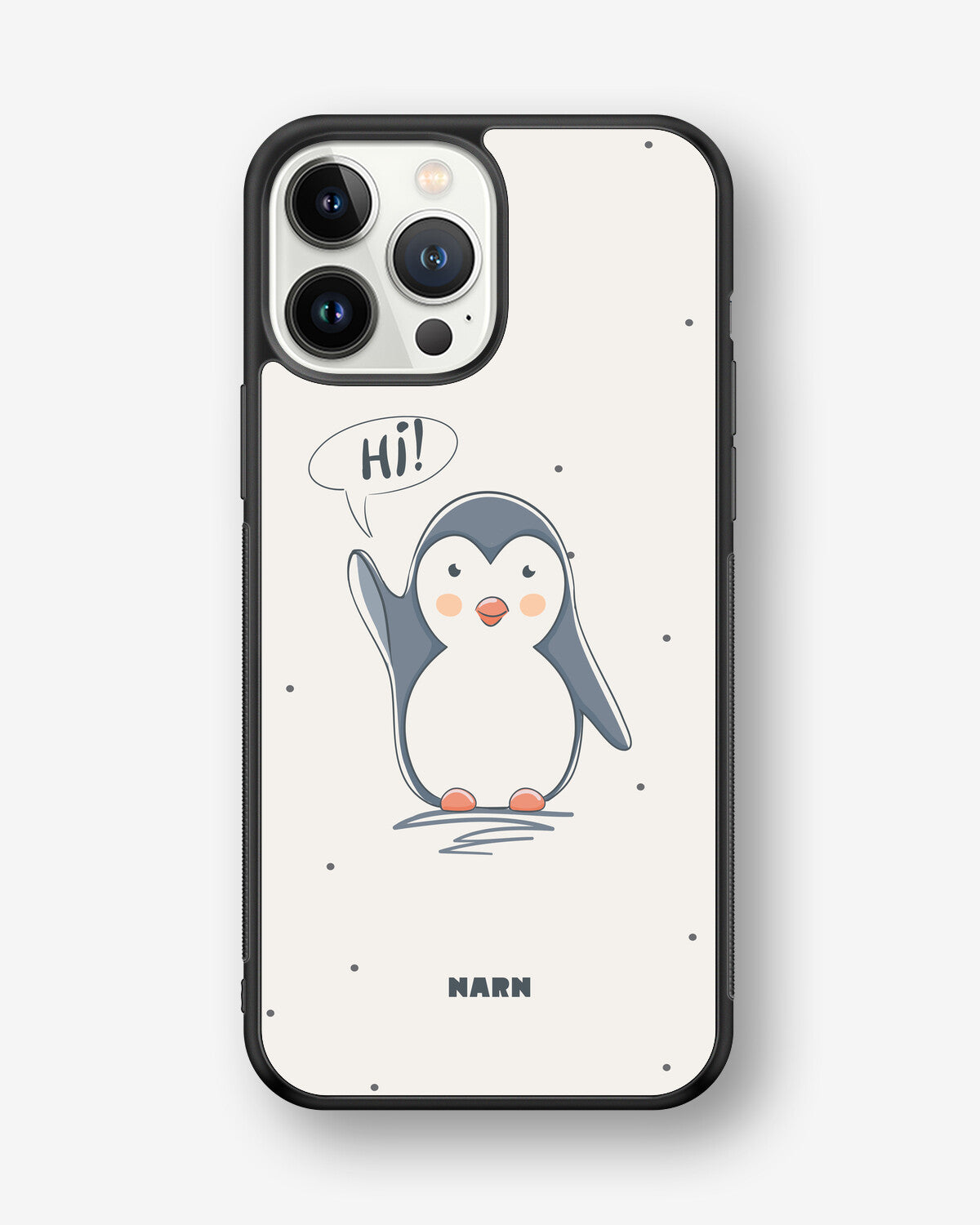 iPhone 13 Pro Max Hard Case – Cute Penguin - View 1