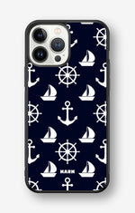 iPhone 13 Pro Max Hard Case – Deep Blue Voyage - View 1