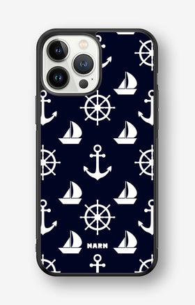 iPhone 13 Pro Max Hard Case – Deep Blue Voyage - View 1