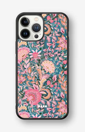 iPhone 13 Pro Max Hard Case – Fantasy Flowers - View 1