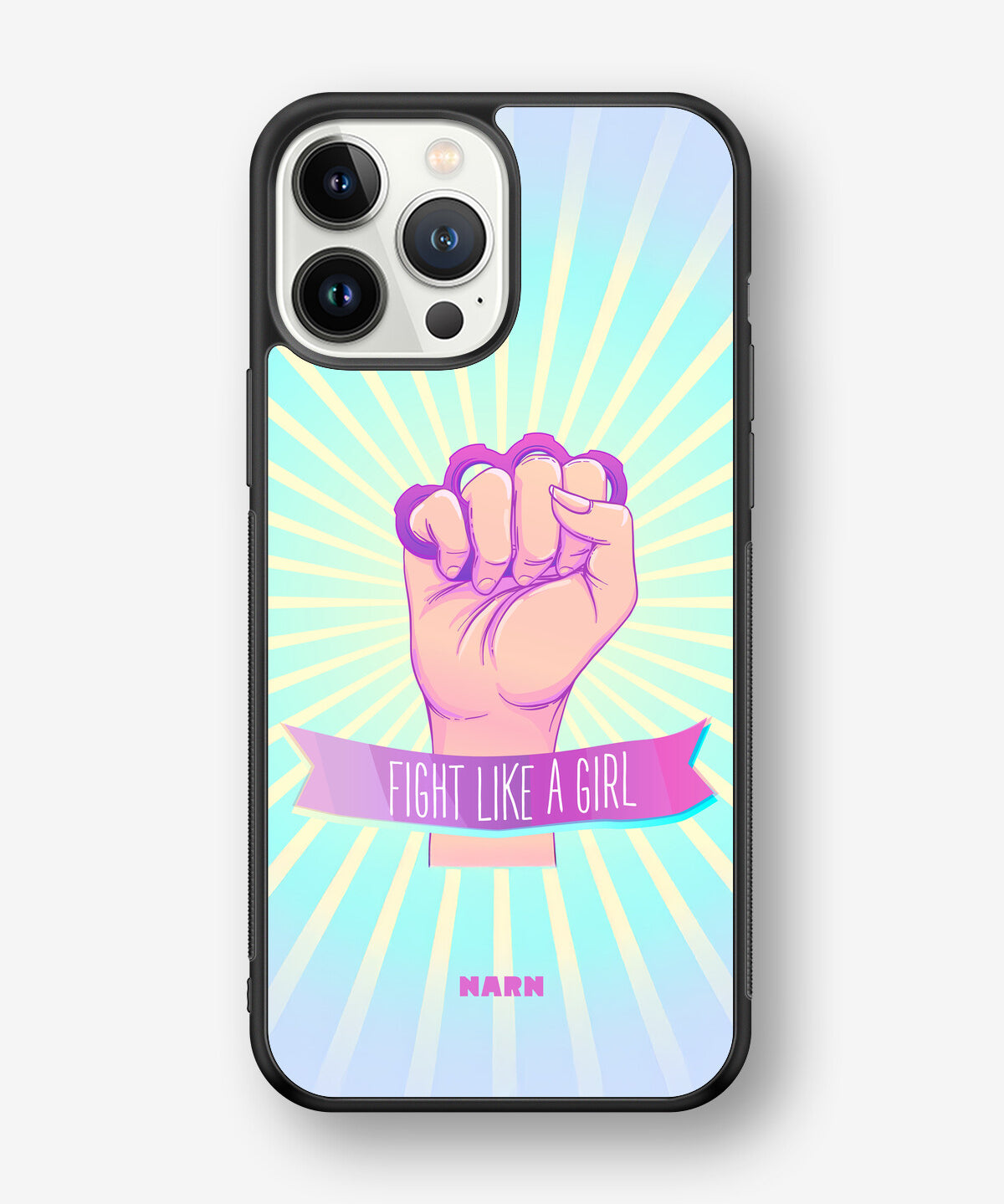 iPhone 13 Pro Max Hard Case – Fight Like A Girl - View 1