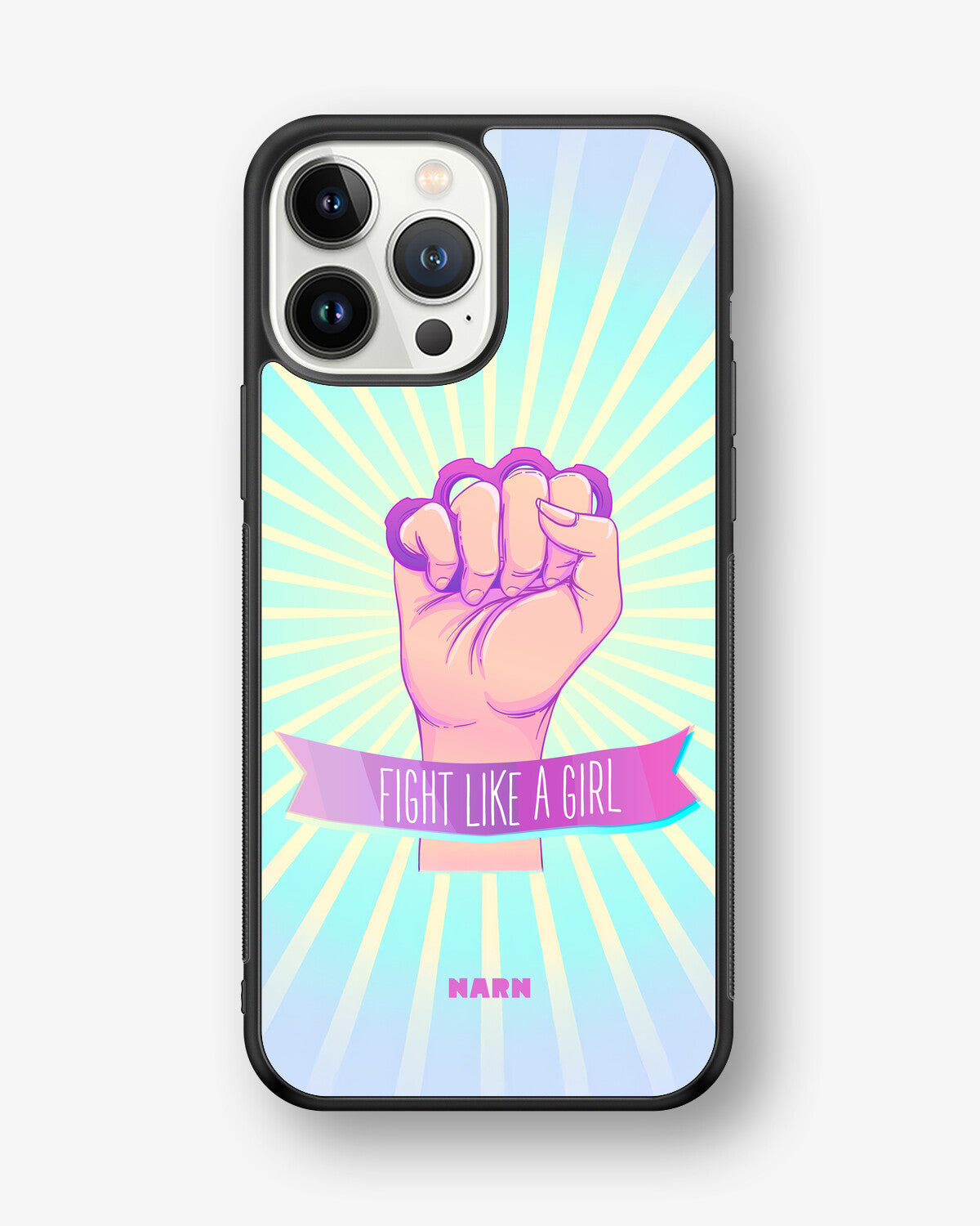 iPhone 13 Pro Max Hard Case – Fight Like A Girl - View 1