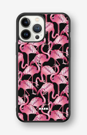 iPhone 13 Pro Max Hard Case – Flamingos - View 1
