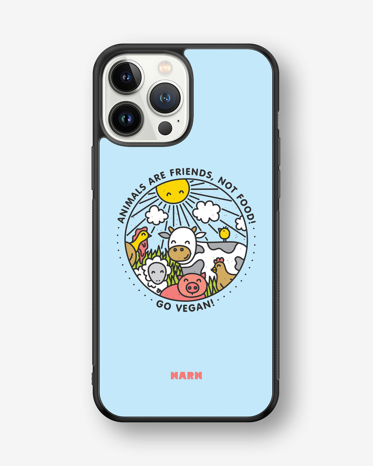 iPhone 13 Pro Max Hard Case – Friends, Not Food - View 1