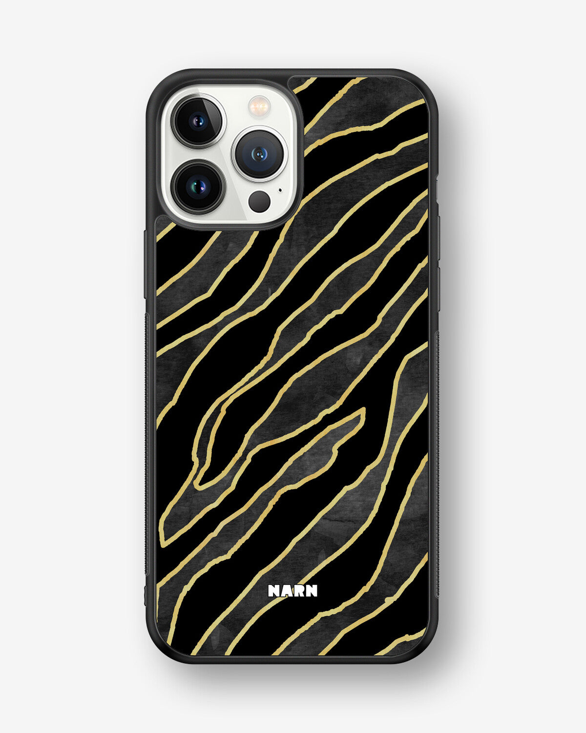 iPhone 13 Pro Max Hard Case – Golden Zebra - View 1