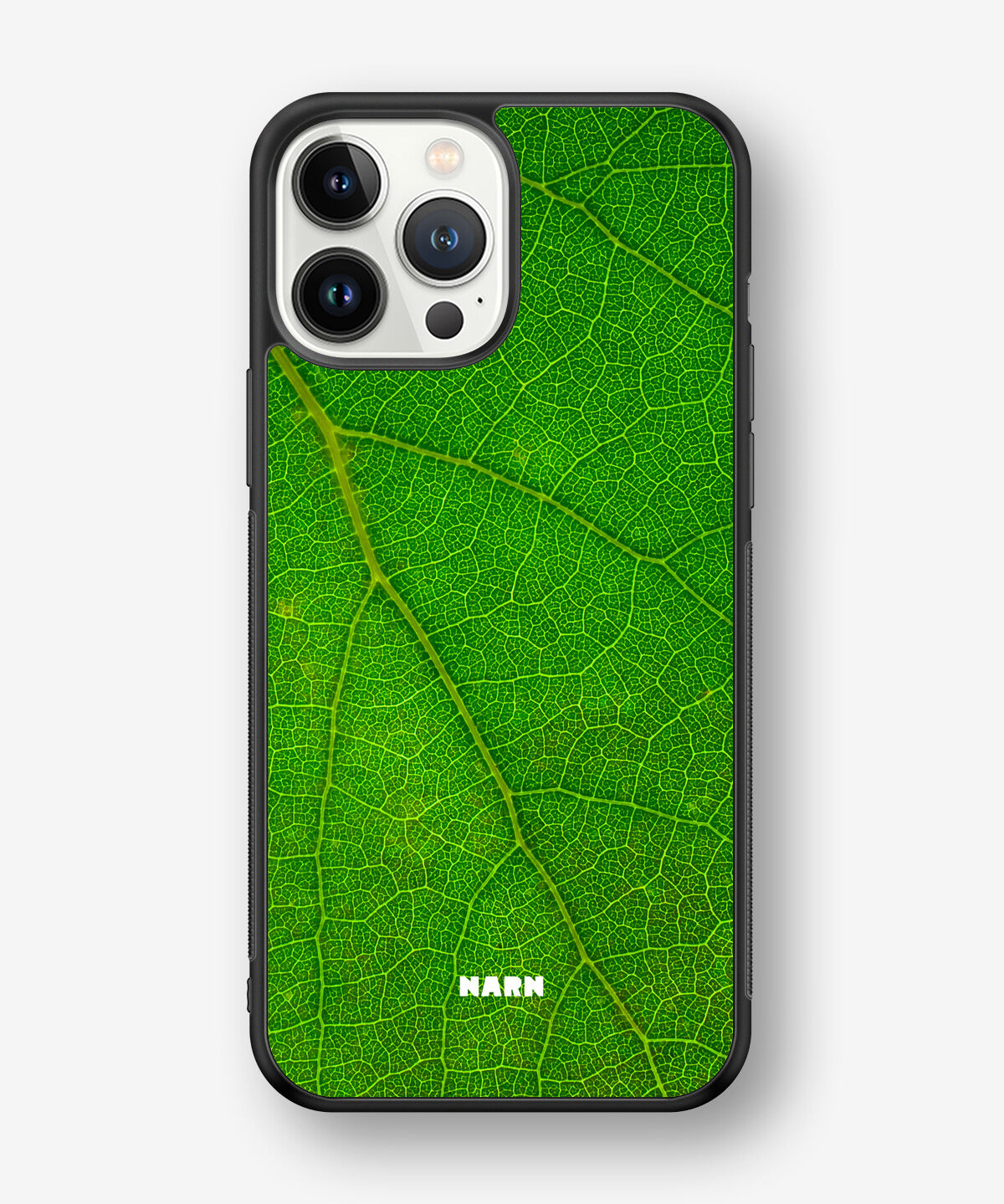 iPhone 13 Pro Max Hard Case – Green Leafy - View 1
