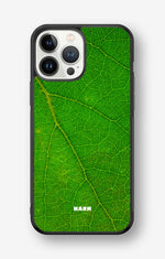 iPhone 13 Pro Max Hard Case – Green Leafy - View 1