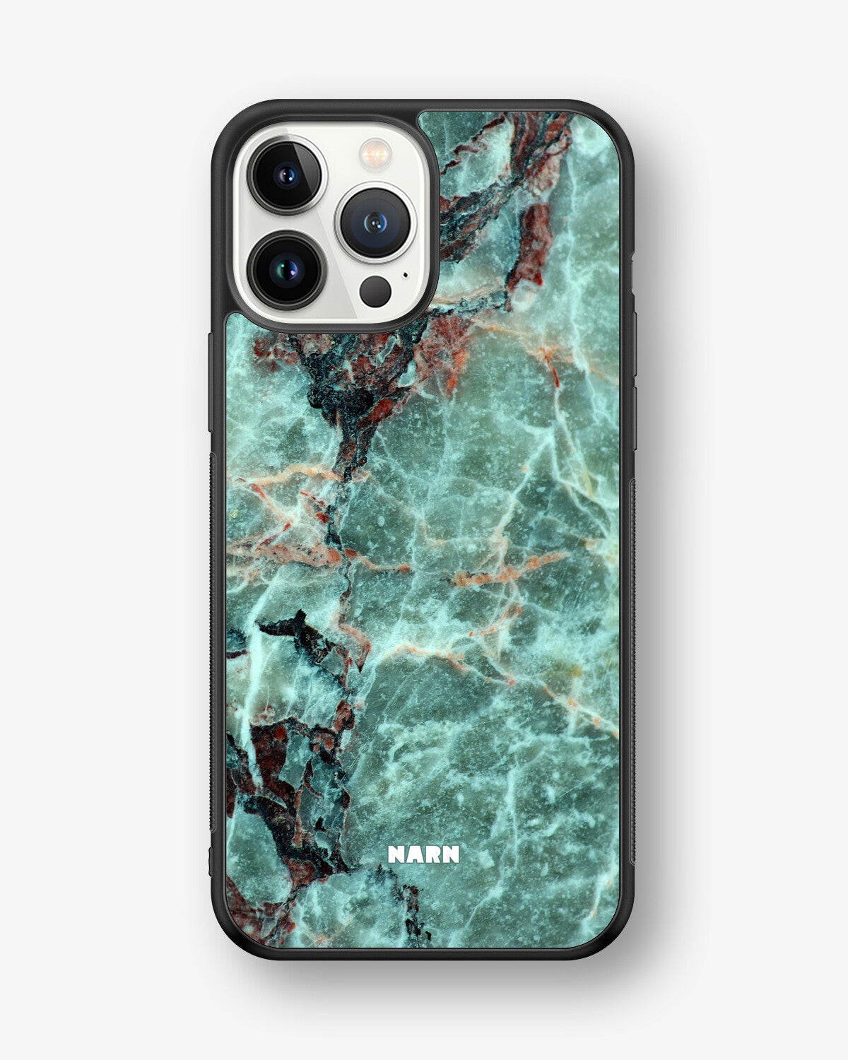 iPhone 13 Pro Max Hard Case – Green Marble - View 1