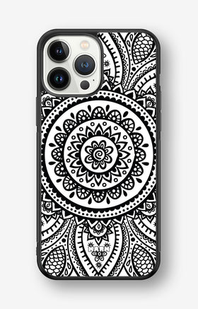 iPhone 13 Pro Max Hard Case – Henna Mandala - View 1