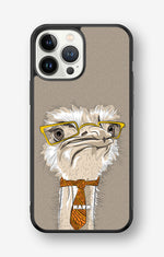 iPhone 13 Pro Max Hard Case – Hipster Ostrich - View 1
