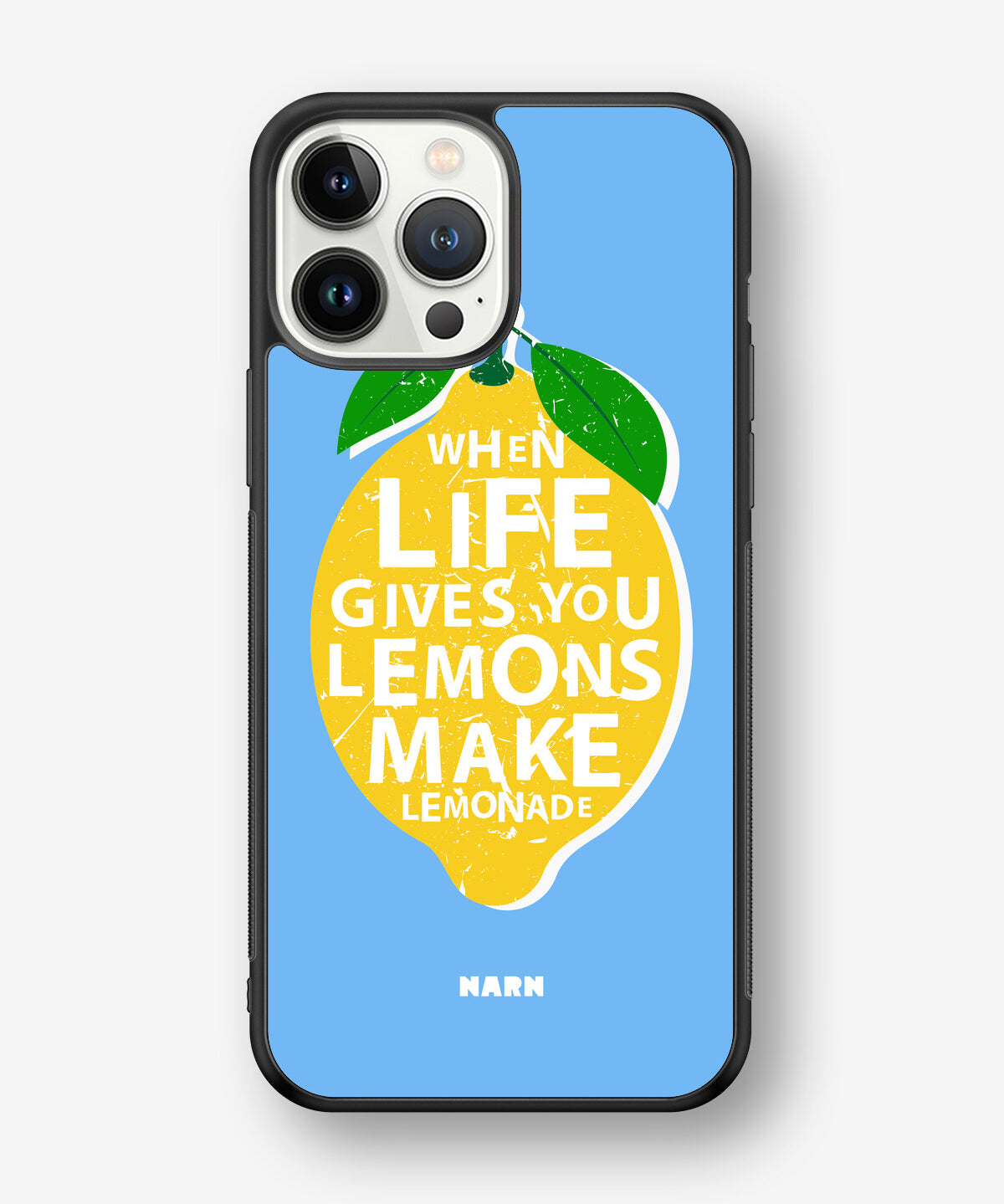 iPhone 13 Pro Max Hard Case – Lemon Quote - View 1