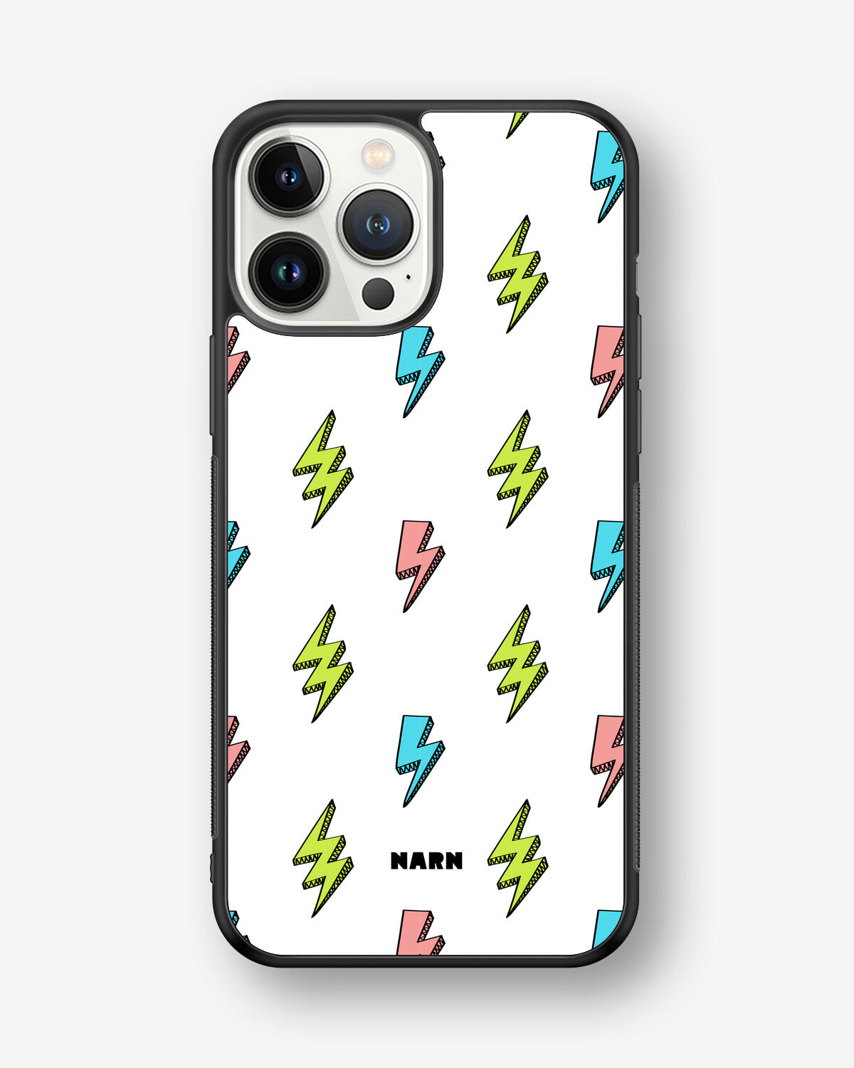 iPhone 13 Pro Max Hard Case – Lightning Bolts - View 1