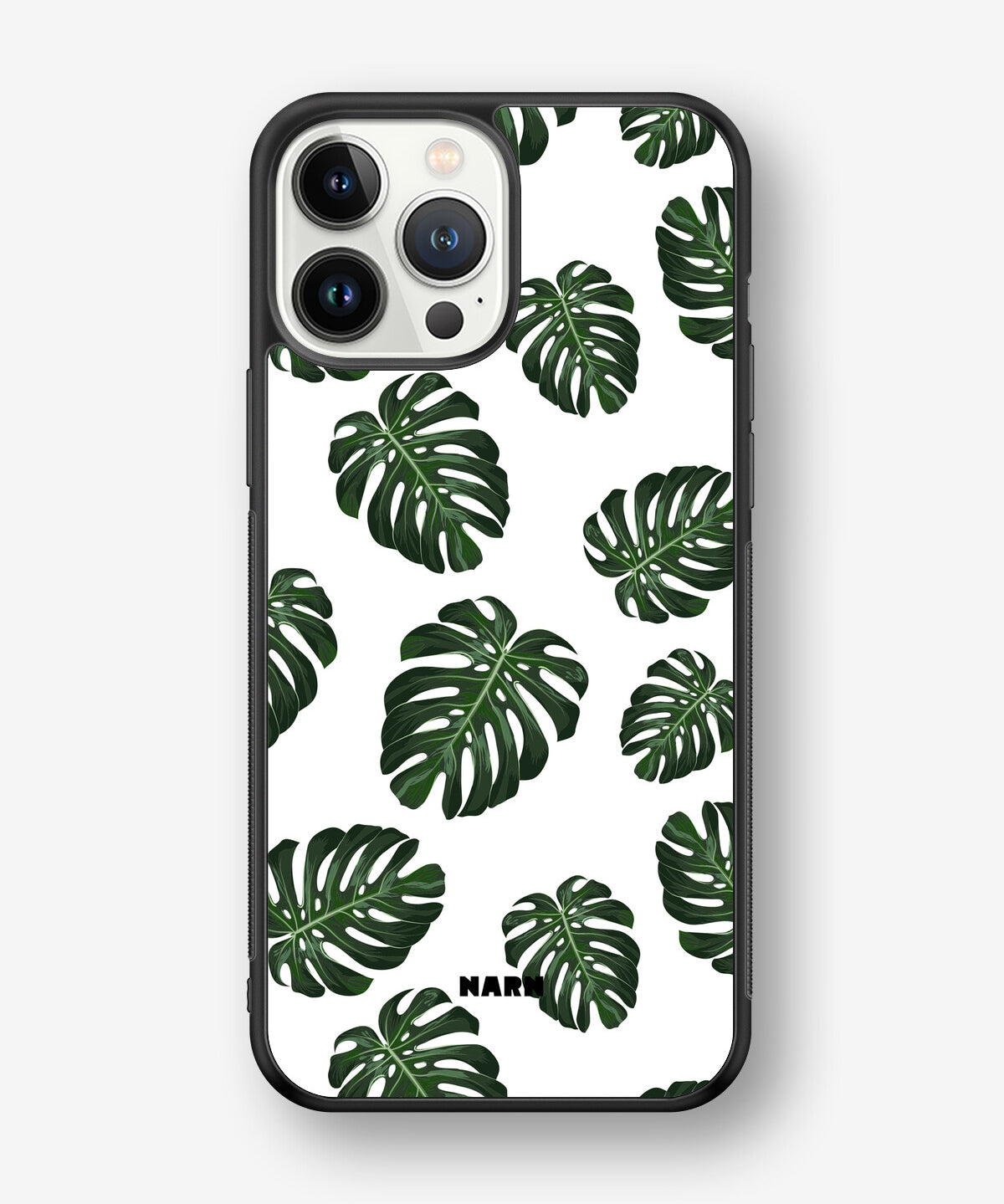 iPhone 13 Pro Max Hard Case – Monstera Pattern - View 1
