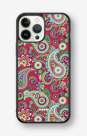 iPhone 13 Pro Max Hard Case – Paisley Paradise - View 1