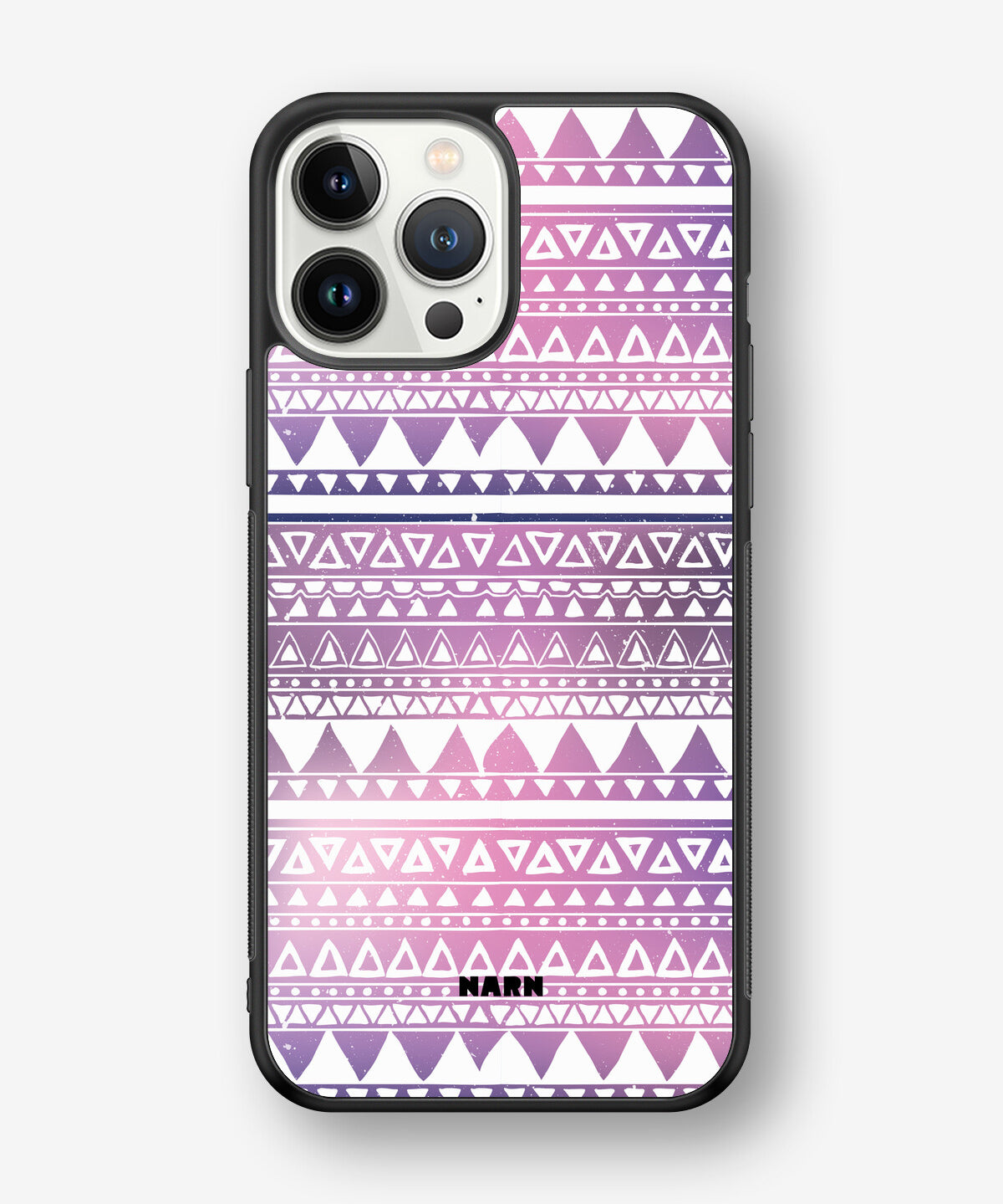 iPhone 13 Pro Max Hard Case – Purple Aztec - View 1