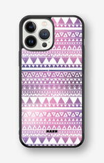 iPhone 13 Pro Max Hard Case – Purple Aztec - View 1