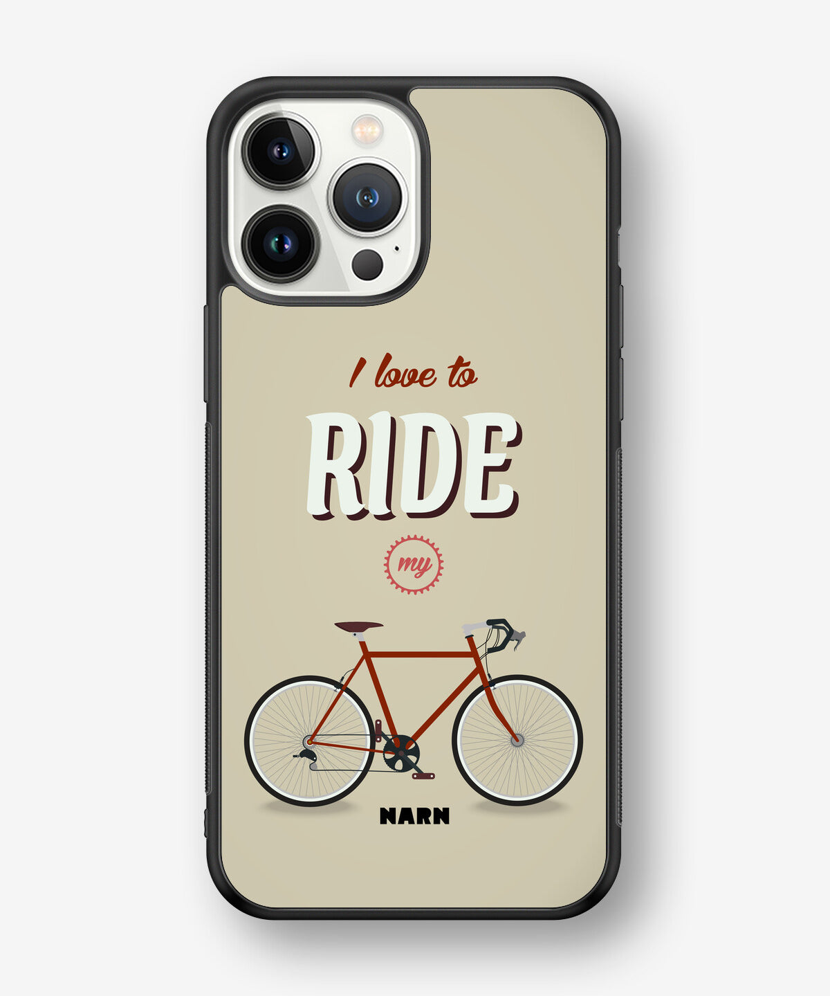 iPhone 13 Pro Max Hard Case – Ride My Bicycle - View 1