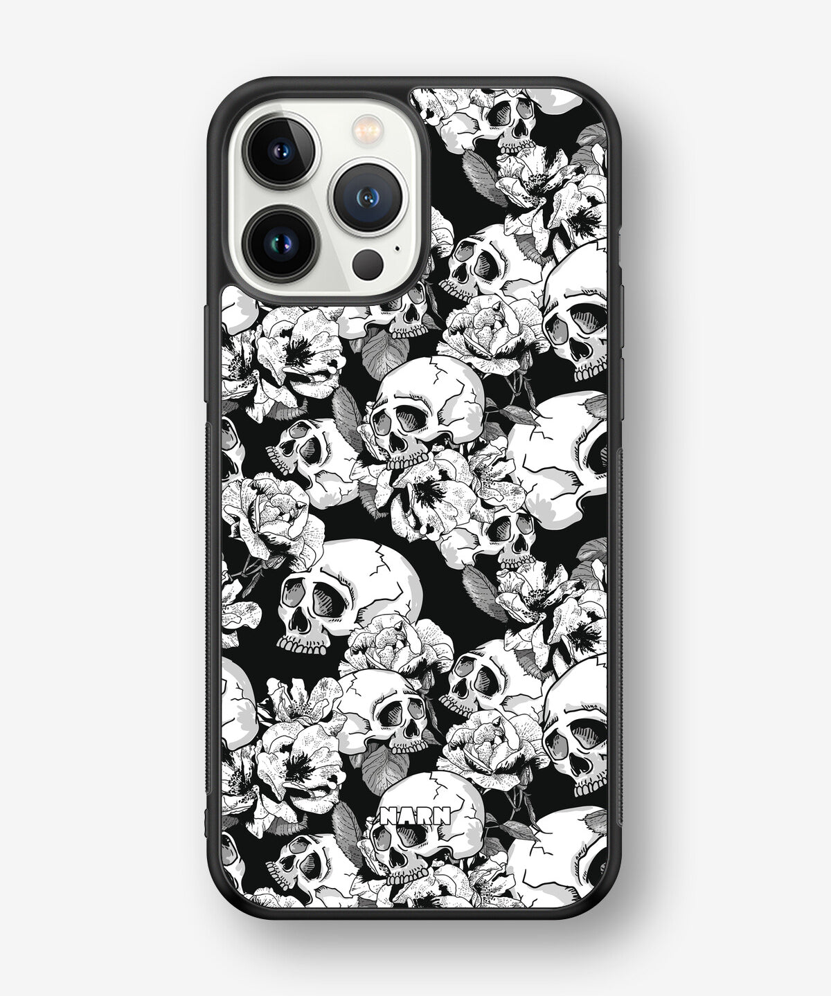 iPhone 13 Pro Max Hard Case – Skull Garden - View 1