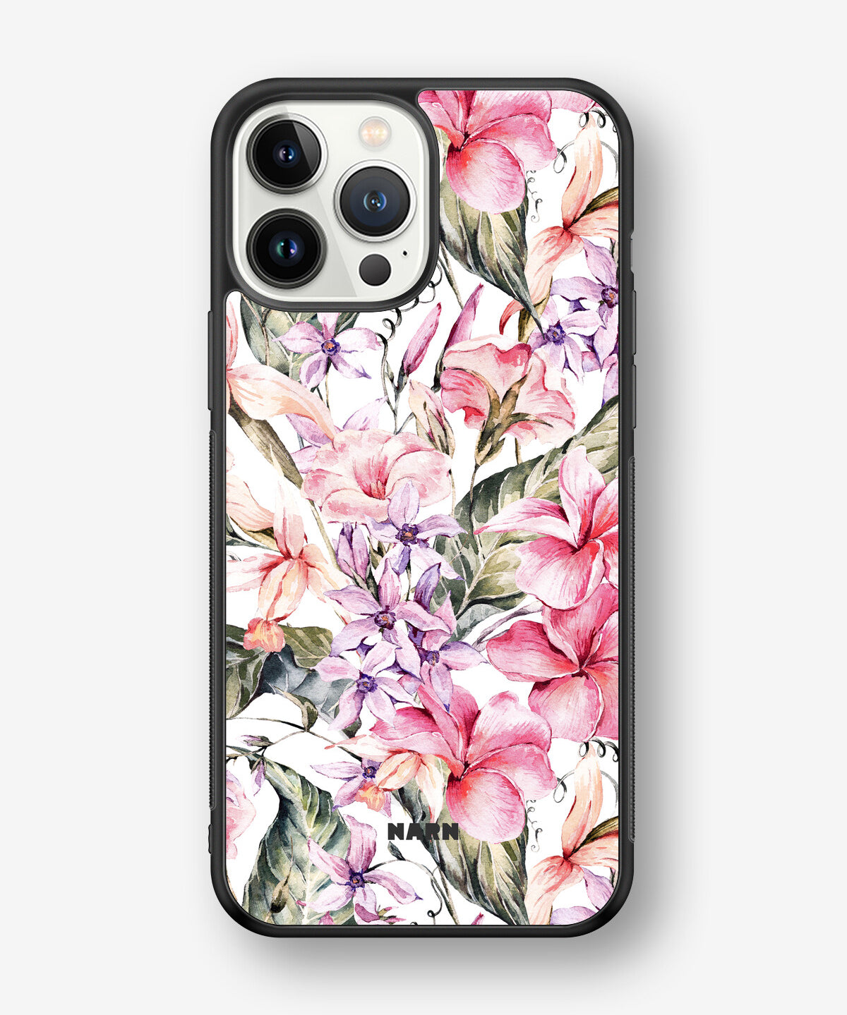 iPhone 13 Pro Max Hard Case – Watercolor Flowers - View 1