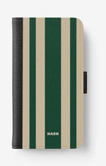 iPhone 13 Pro Max Wallet Case - Vert Stripe - View 1
