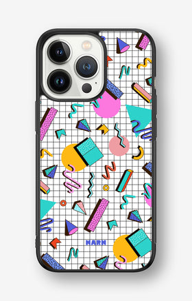 iPhone 13 Pro Hard Case – 80s Memphis - View 1