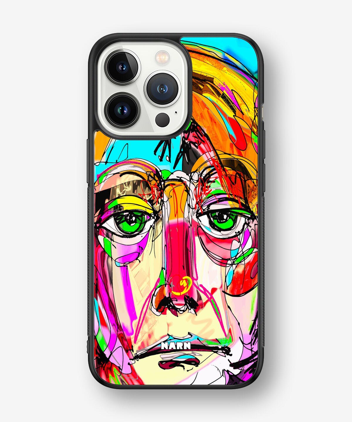 iPhone 13 Pro Hard Case – Abstract Portrait - View 1