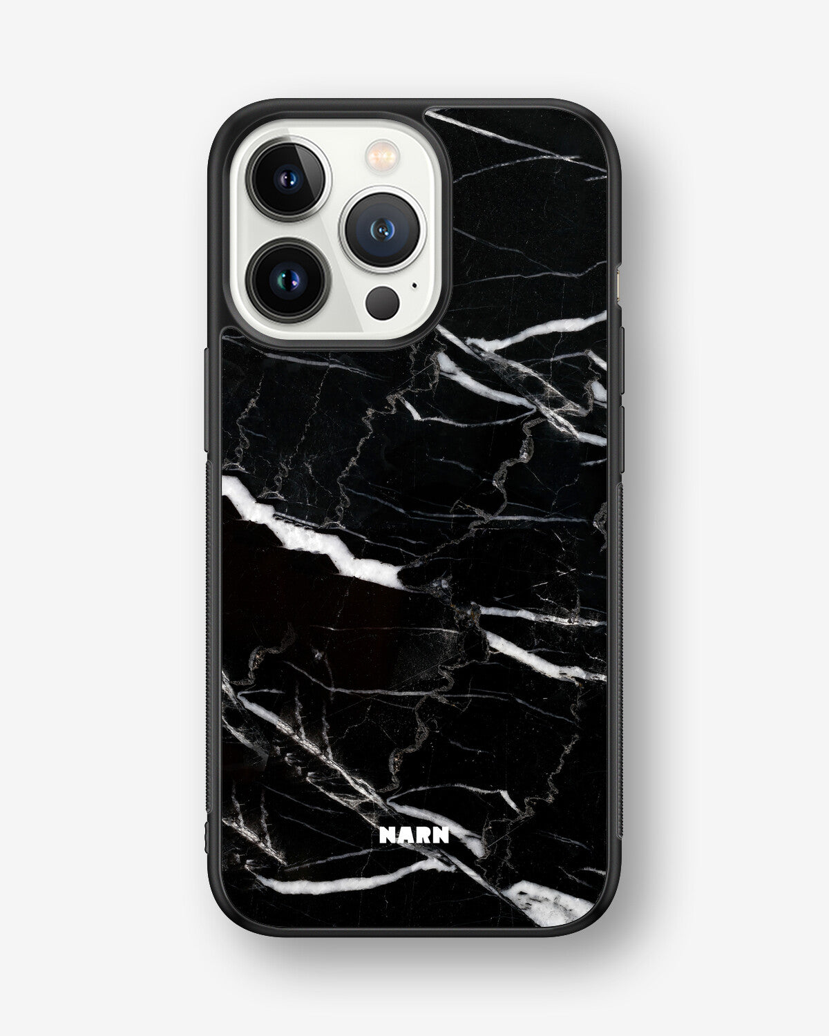 iPhone 13 Pro Hard Case – Black Marble - View 1
