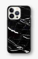 iPhone 13 Pro Hard Case – Black Marble - View 1