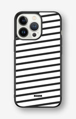 iPhone 13 Pro Hard Case – Black Stripes - View 1