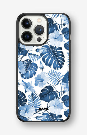 iPhone 13 Pro Hard Case – Blue Tropics - View 1