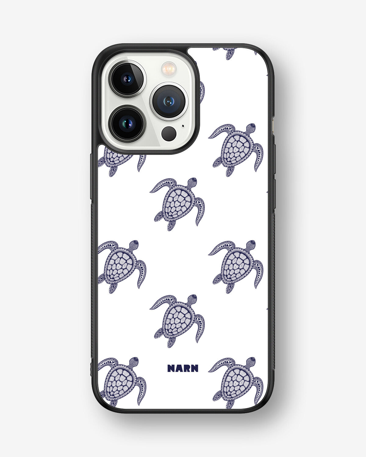 iPhone 13 Pro Hard Case – Blue Turtles - View 1