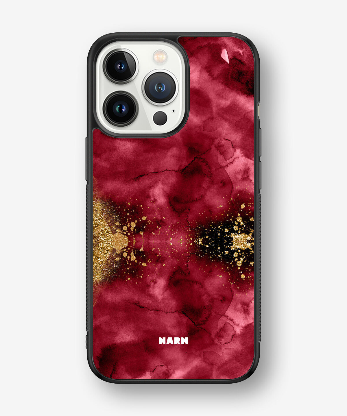 iPhone 13 Pro Hard Case – Burgendy Shimmer - View 1