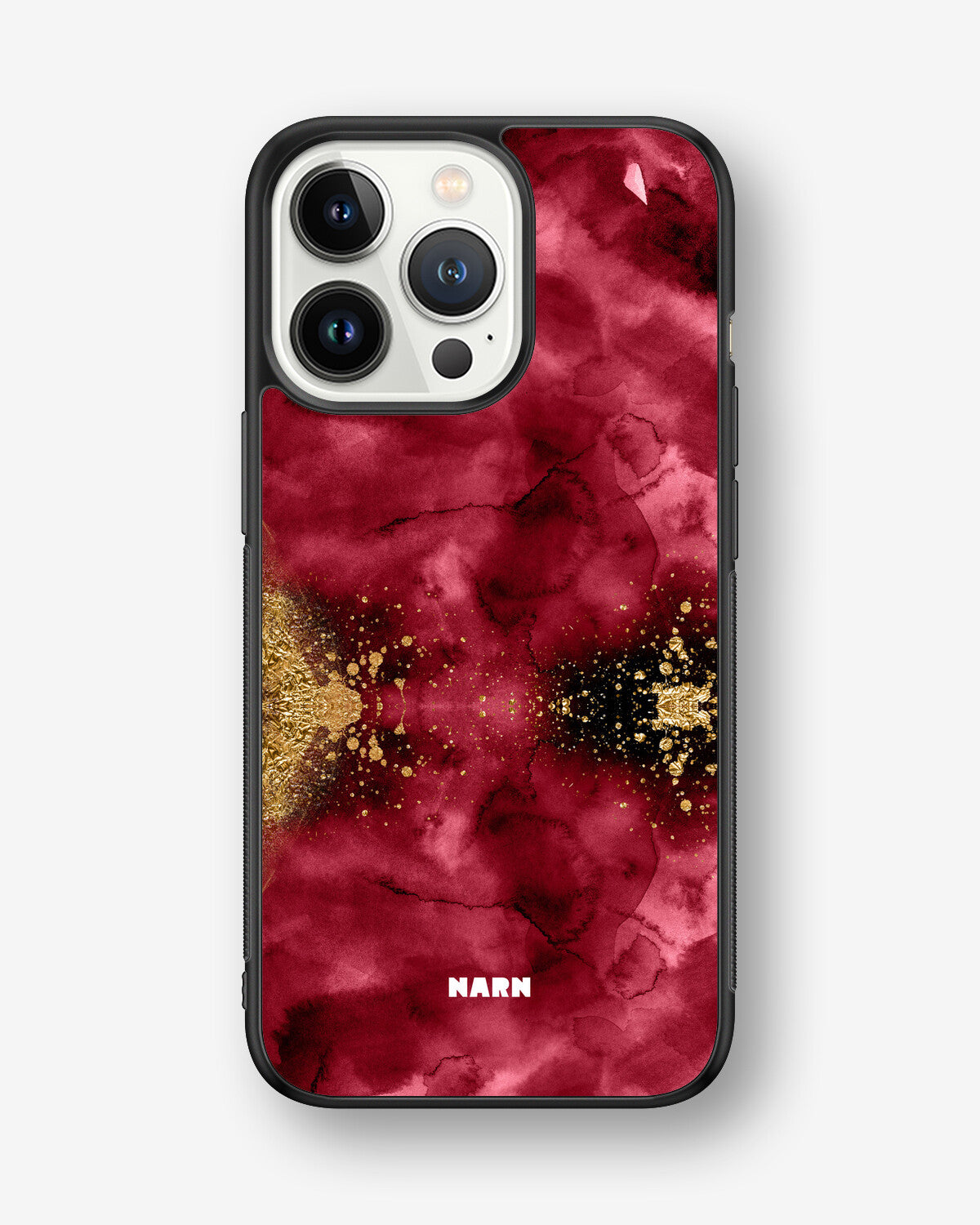 iPhone 13 Pro Hard Case – Burgendy Shimmer - View 1
